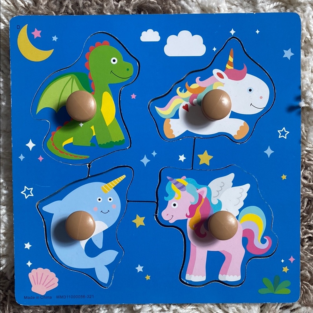 💫Whimsical Wooden Puzzle for Kids